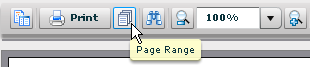 在 Flash 查看器工具栏上，单击页面范围按钮